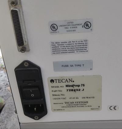フォト（写真） 使用される TECAN MiniPrep 75 販売のために