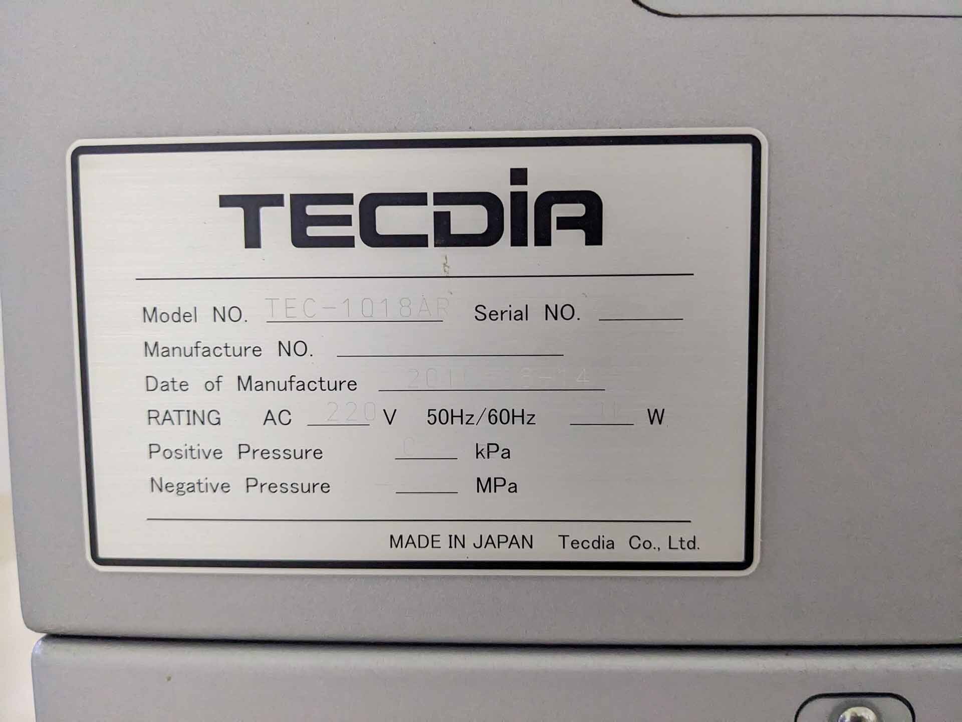 图为 已使用的 TECDIA TEC 1018AR 待售