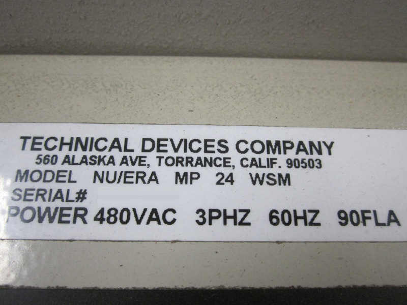 Photo Used TECHNICAL DEVICES NU / Era MP 24 WSM For Sale