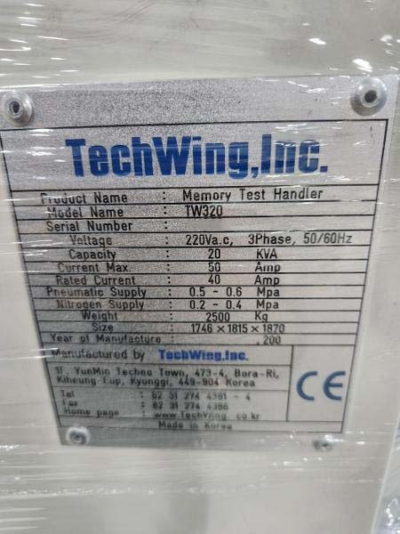 Photo Used TECHWING TW 320S For Sale