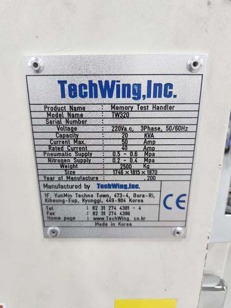 Photo Utilisé TECHWING TW 320S À vendre