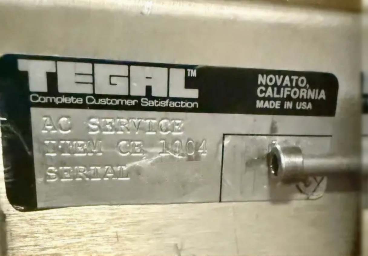 图为 已使用的 TEGAL 903E 待售
