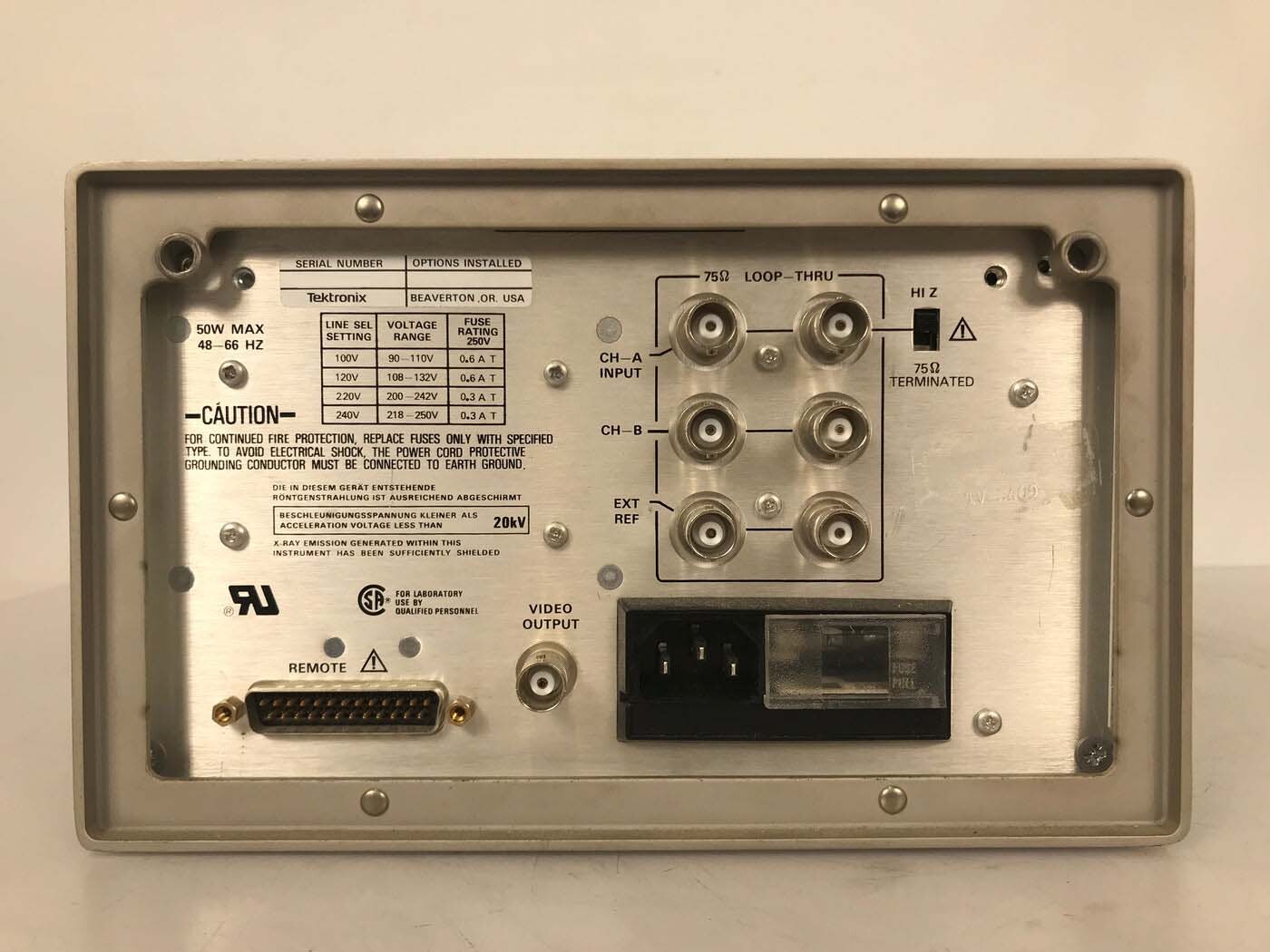 사진 사용됨 TEKTRONIX 1740 판매용