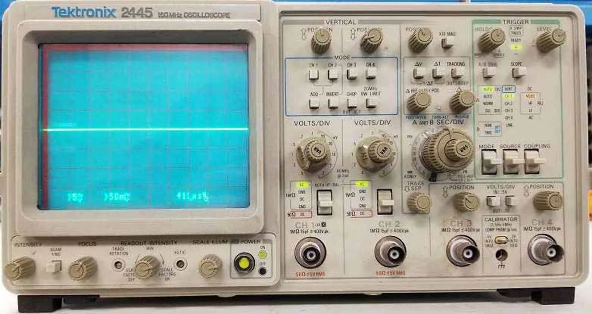 TEKTRONIX 2445 電子試験装置 はセール価格 #9231257 で使用されてい 