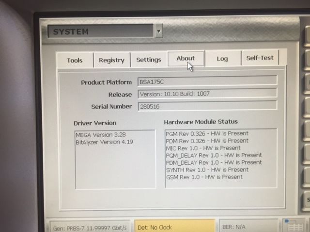 사진 사용됨 TEKTRONIX BSA175C 판매용