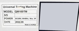 Foto Verwendet TEKTRONIX QM100TM Zum Verkauf