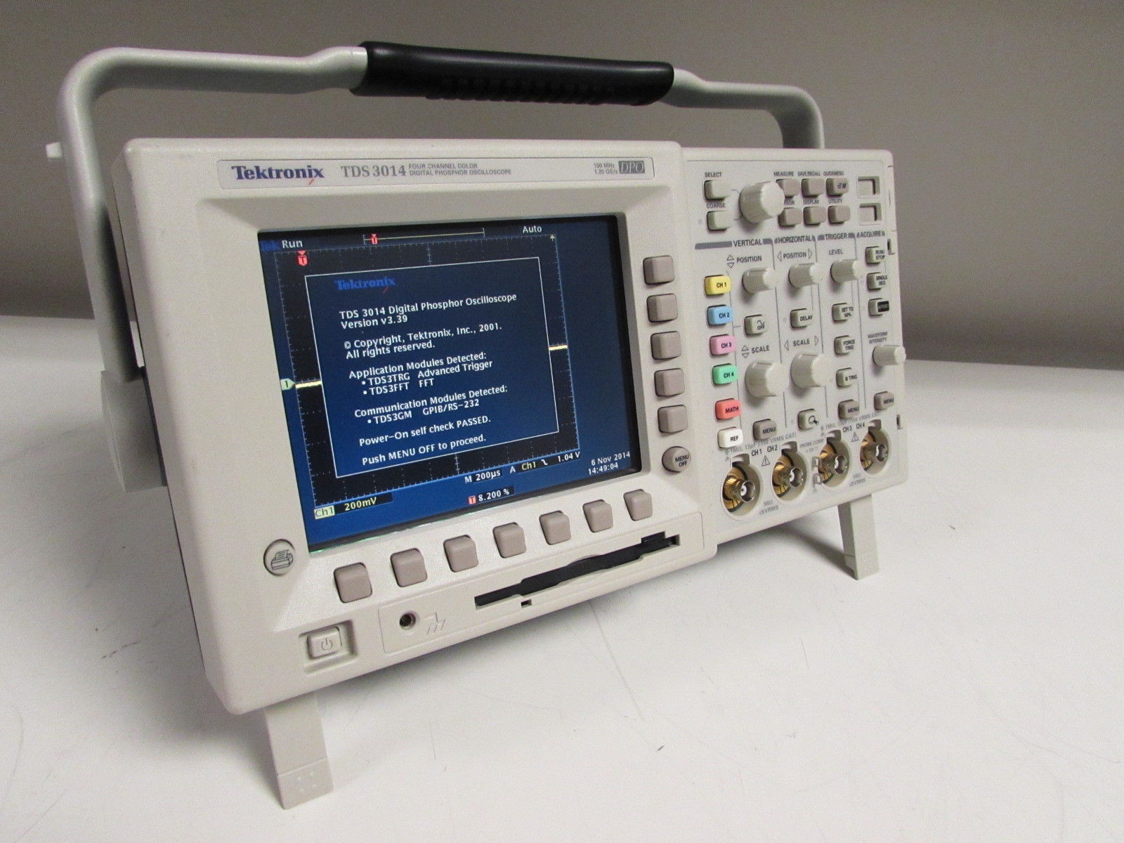 Photo Used TEKTRONIX TDS 3014 For Sale