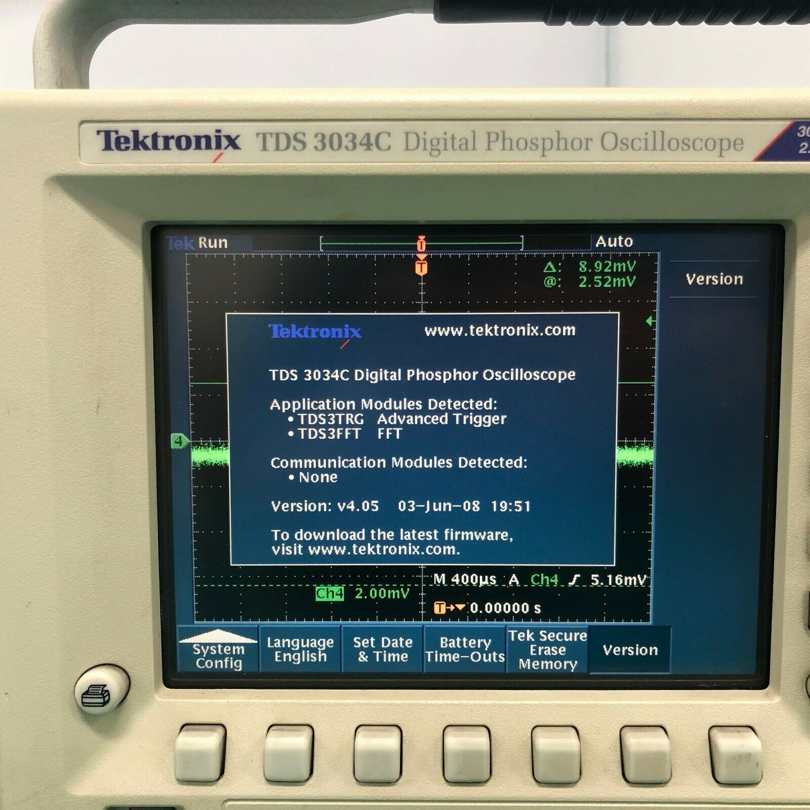 圖為 已使用的 TEKTRONIX TDS 3034C 待售