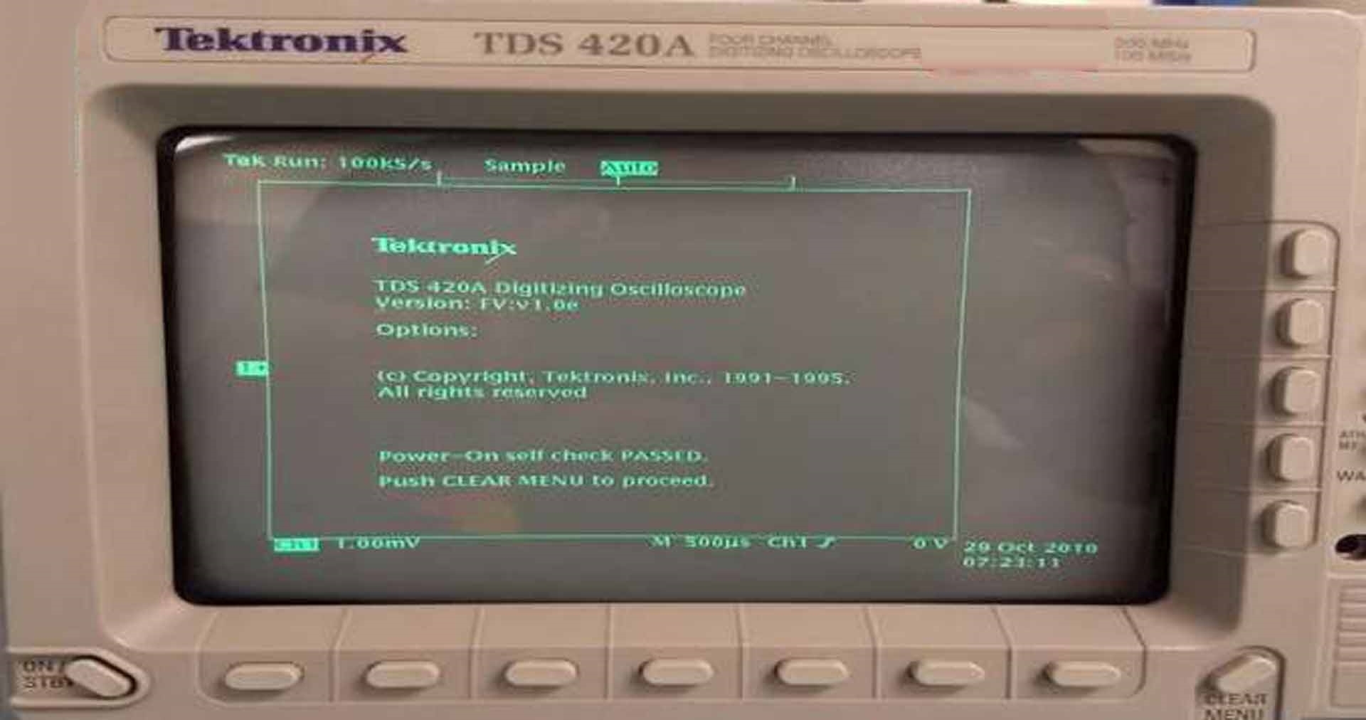 圖為 已使用的 TEKTRONIX TDS 420A 待售