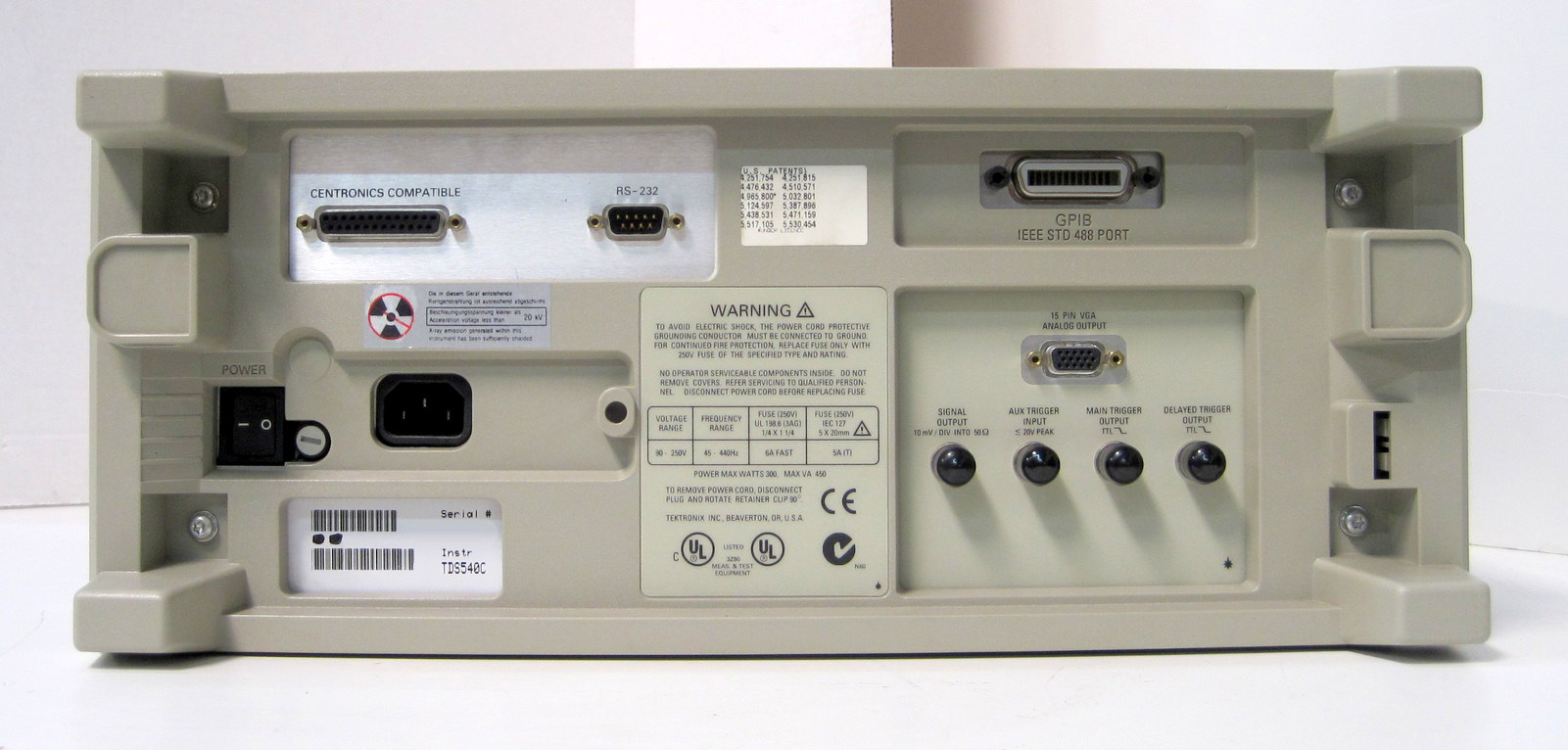 Photo Utilisé TEKTRONIX TDS 540C/13/1F/1M/2F/2C À vendre