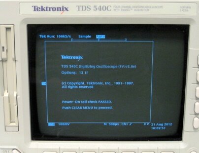 TEKTRONIX TDS 540C/13/1F/1M/2F/2C #107938