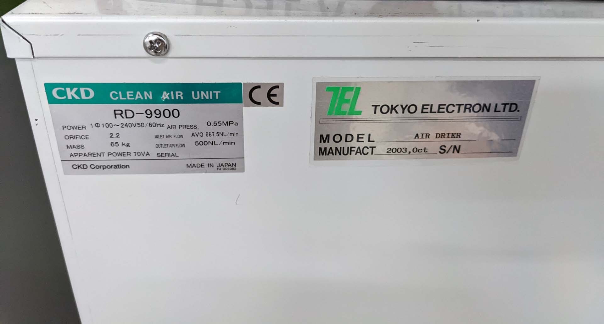 フォト（写真） 使用される TEL / TOKYO ELECTRON / CKD RD-9900 販売のために