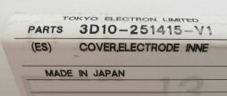 圖為 已使用的 TEL / TOKYO ELECTRON 3D10-251415-V1 待售