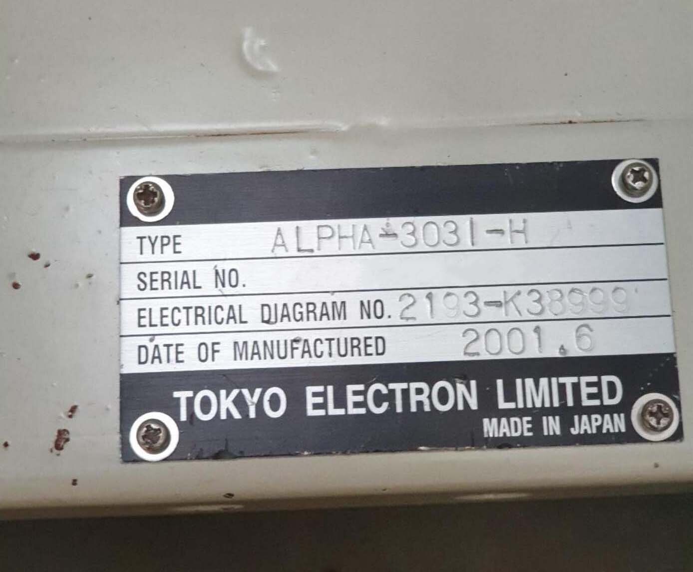 圖為 已使用的 TEL / TOKYO ELECTRON Alpha 303i-H 待售