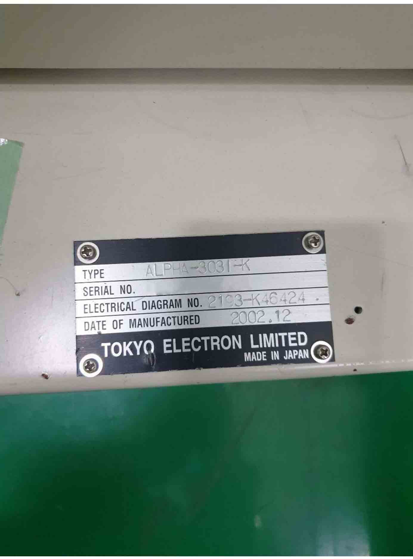 사진 사용됨 TEL / TOKYO ELECTRON Alpha 303i-K 판매용