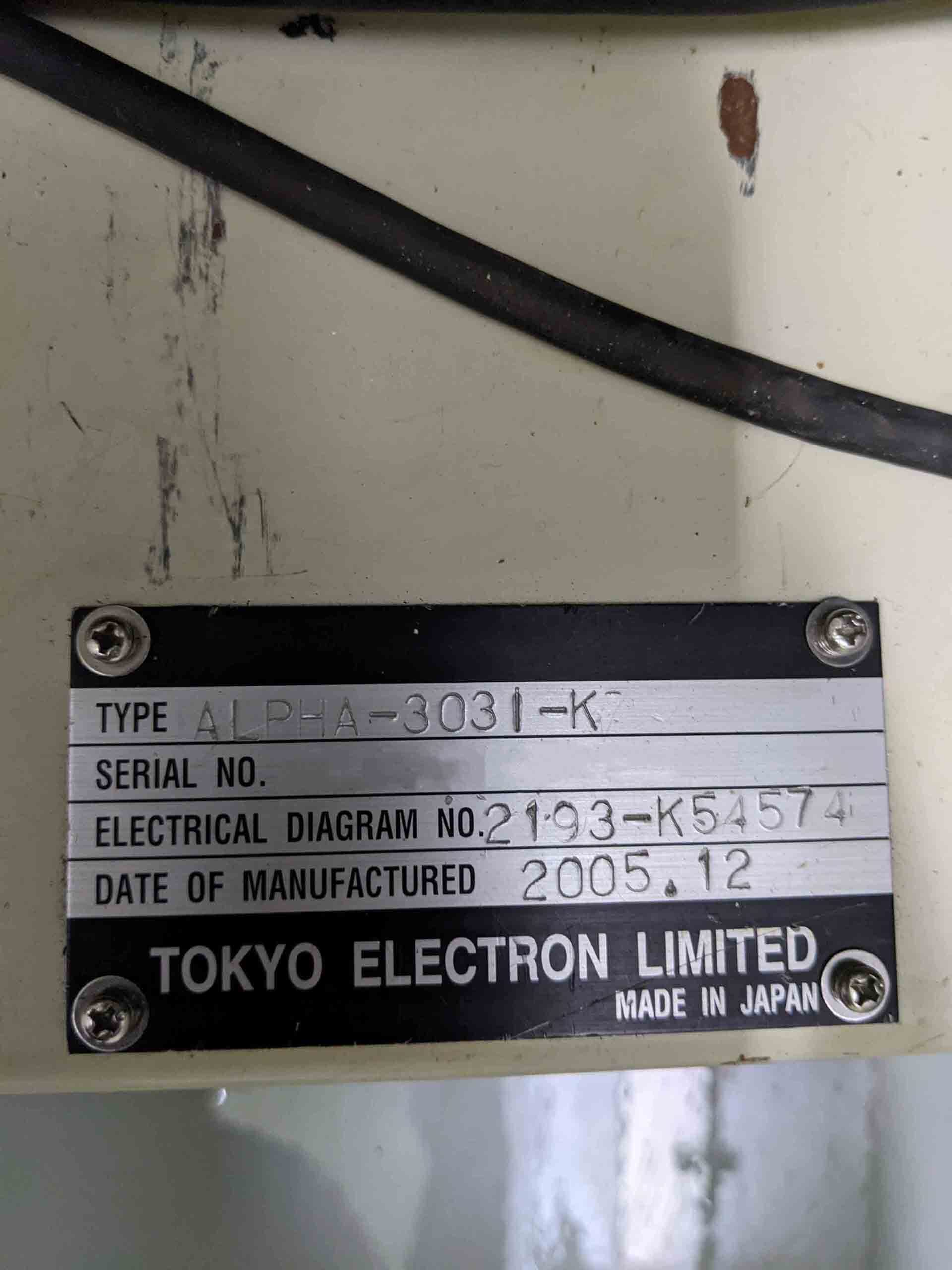 フォト（写真） 使用される TEL / TOKYO ELECTRON Alpha 303i-K 販売のために