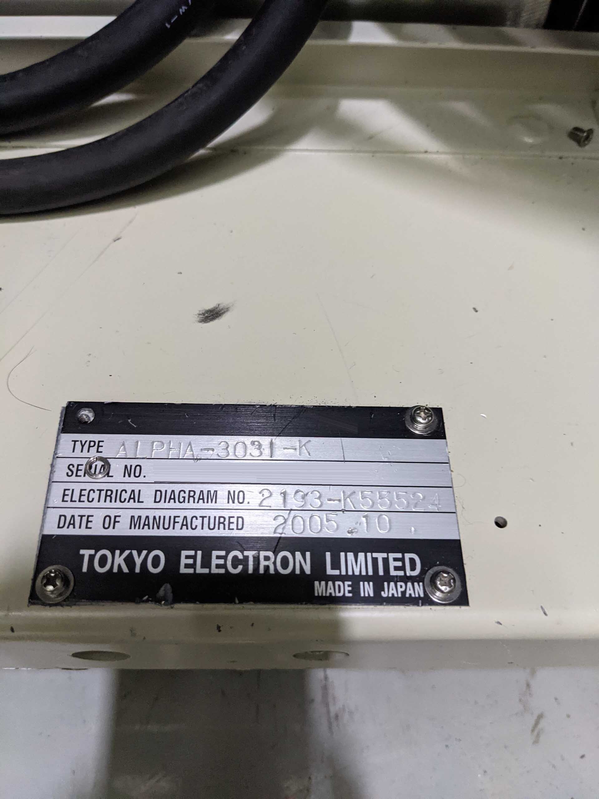 Photo Utilisé TEL / TOKYO ELECTRON Alpha 303i-K À vendre