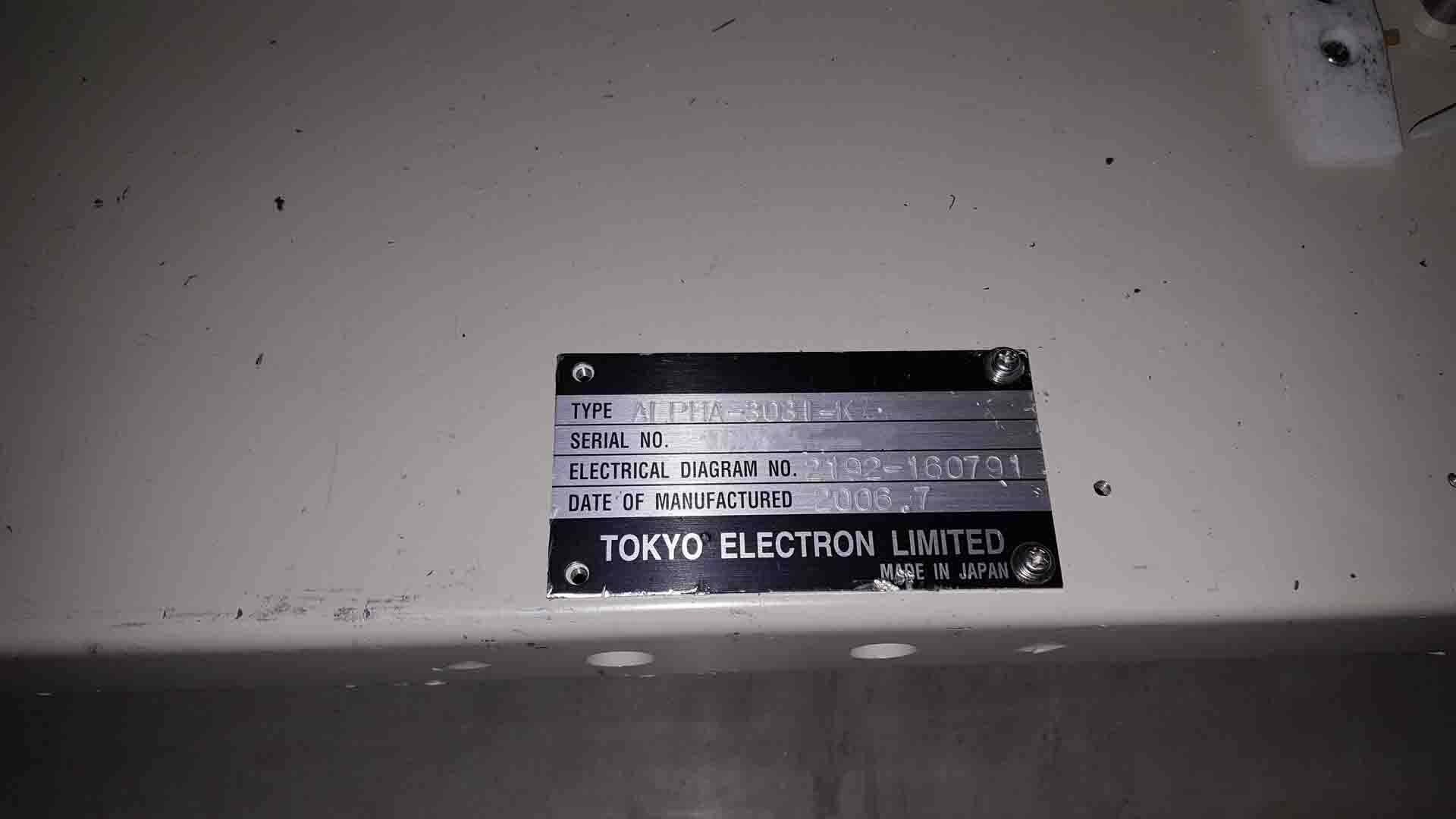 Photo Used TEL / TOKYO ELECTRON Alpha 303i For Sale