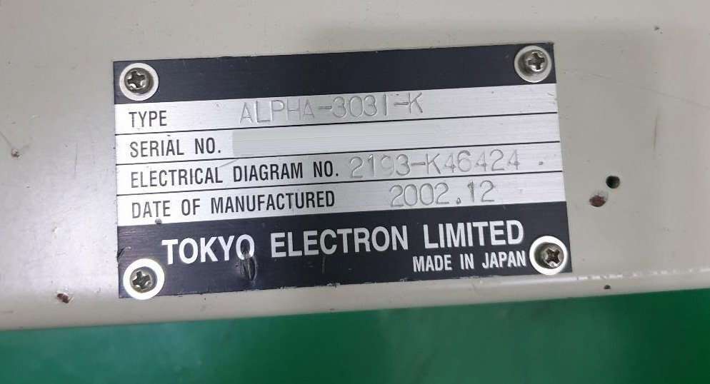 사진 사용됨 TEL / TOKYO ELECTRON Alpha 303i-K 판매용