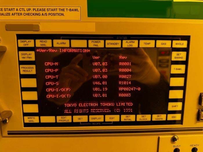 フォト（写真） 使用される TEL / TOKYO ELECTRON Alpha 808S 販売のために