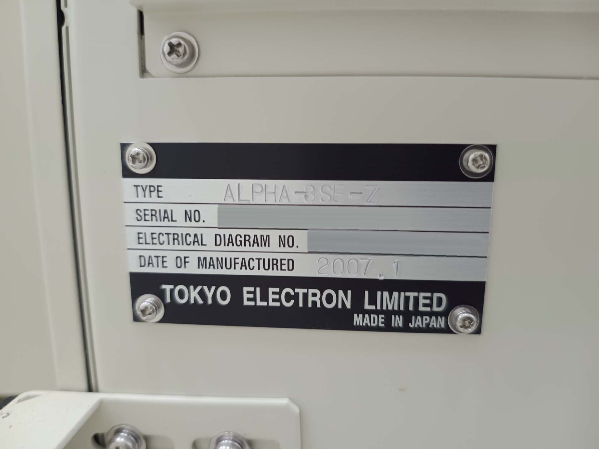 Foto Verwendet TEL / TOKYO ELECTRON Alpha 8SE-Z Zum Verkauf