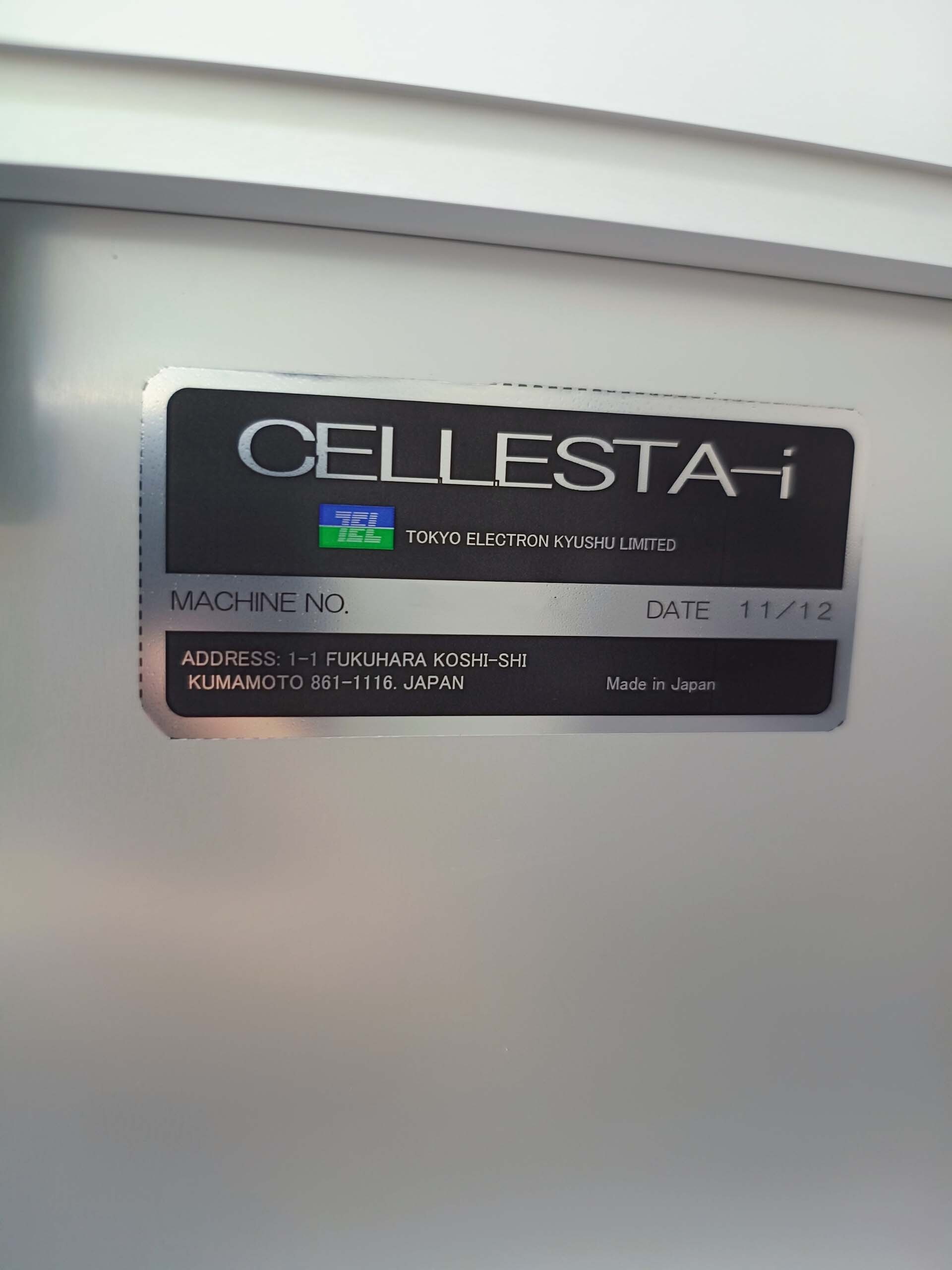 사진 사용됨 TEL / TOKYO ELECTRON Cellesta-I 판매용