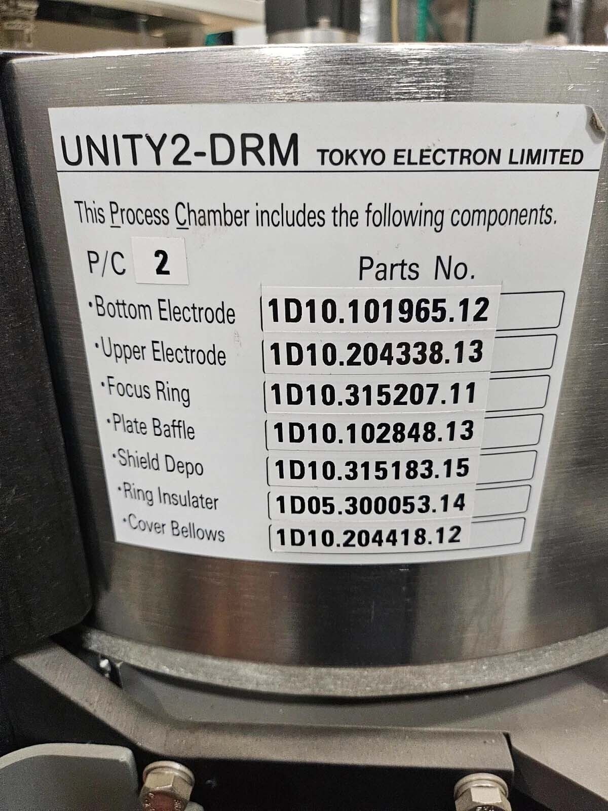 图为 已使用的 TEL / TOKYO ELECTRON Chamber for Unity II DRM 待售
