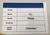 圖為 已使用的 TEL / TOKYO ELECTRON Chambers for Trias Ti/TiN 待售