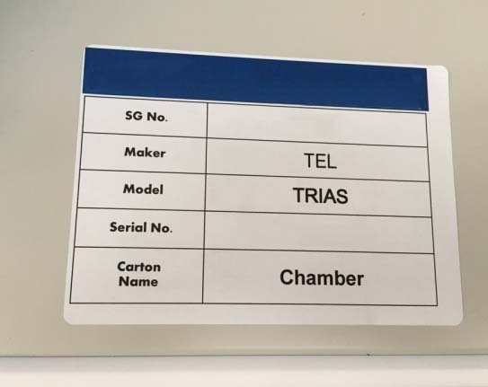 사진 사용됨 TEL / TOKYO ELECTRON Chambers for Trias Ti/TiN 판매용