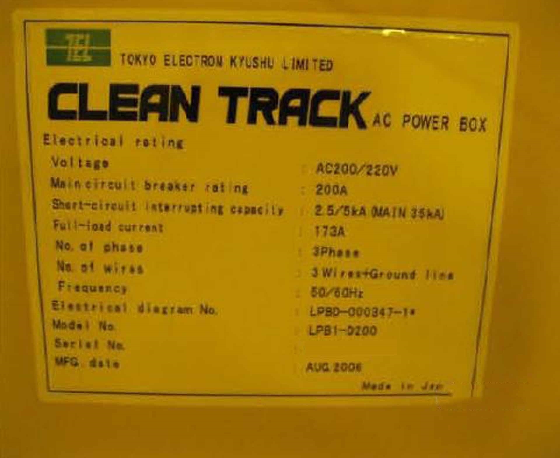 图为 已使用的 TEL / TOKYO ELECTRON Clean Track Lithius 待售