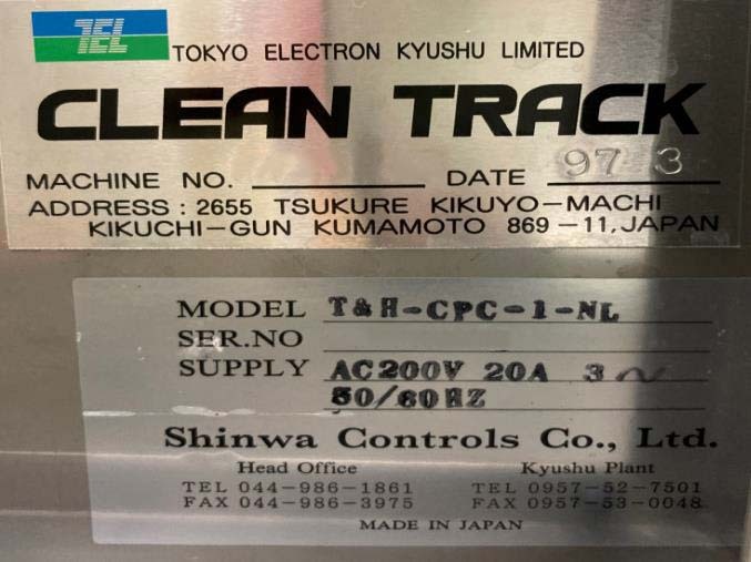 사진 사용됨 TEL / TOKYO ELECTRON Clean Track Mark 8 판매용