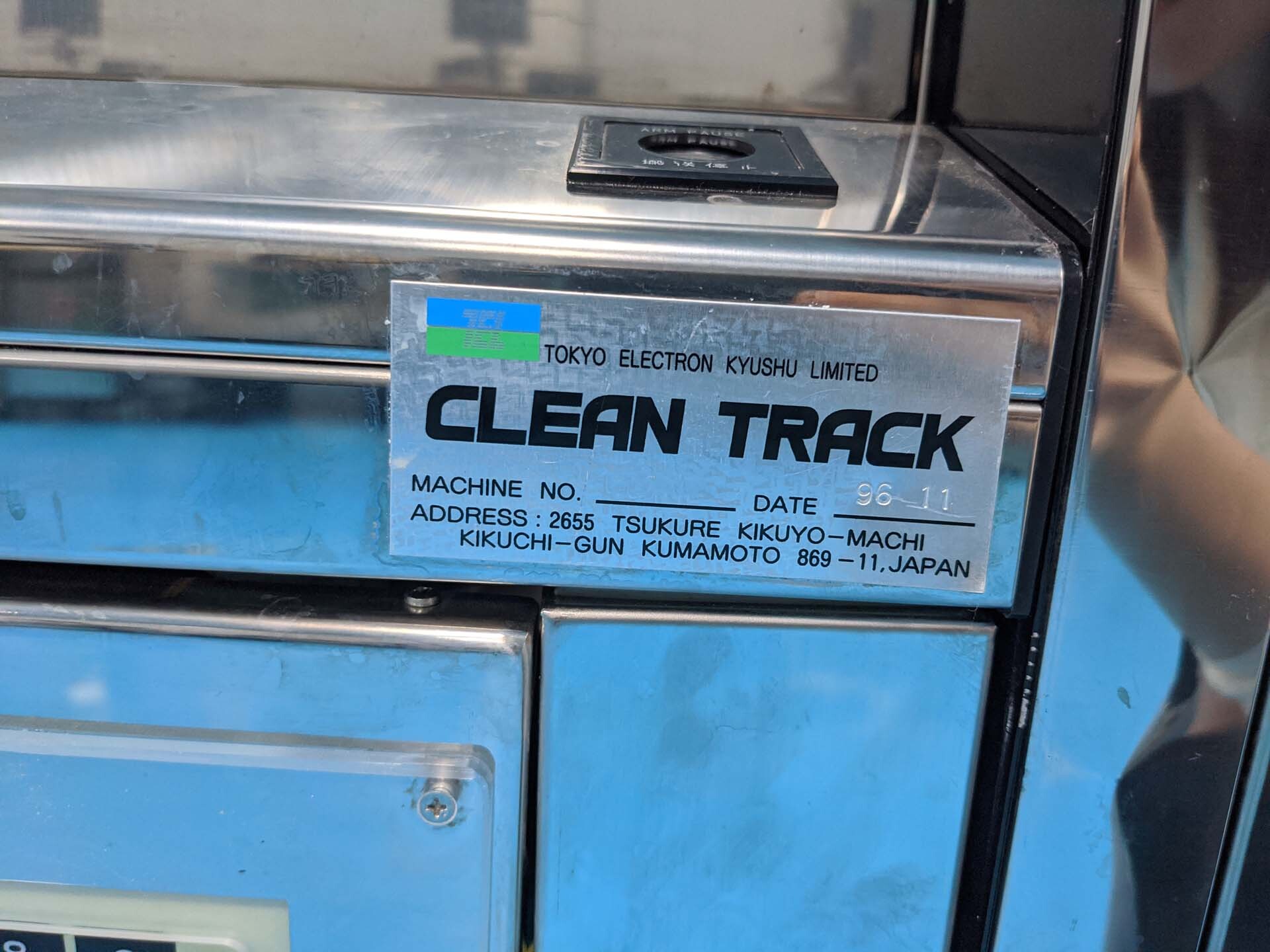 Photo Used TEL / TOKYO ELECTRON Clean Track For Sale