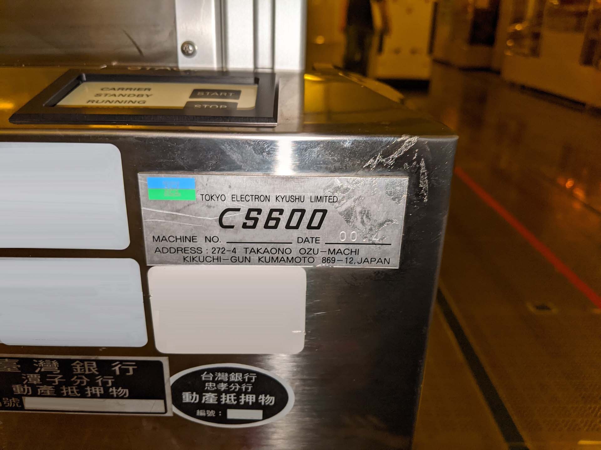 Photo Used TEL / TOKYO ELECTRON CS-600 For Sale