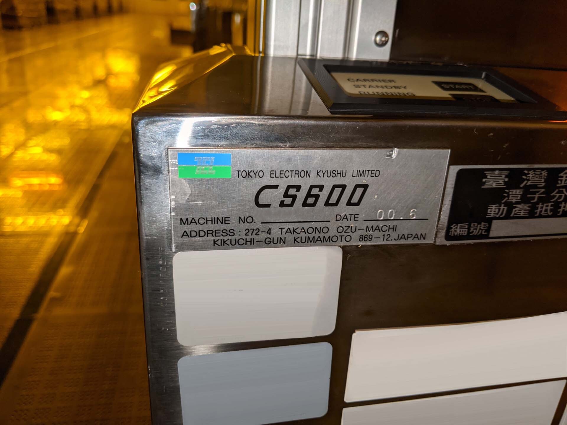 Photo Used TEL / TOKYO ELECTRON CS-600 For Sale