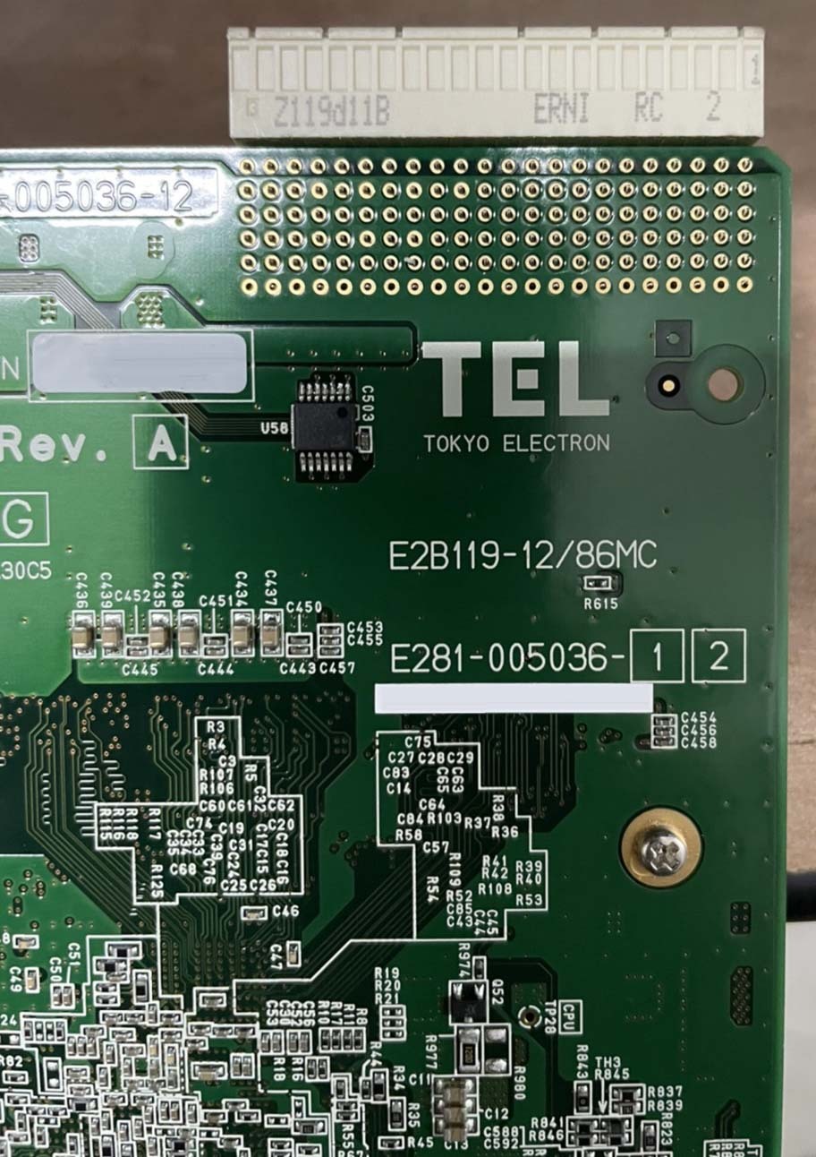 图为 已使用的 TEL / TOKYO ELECTRON E2B119-12/86MC 待售