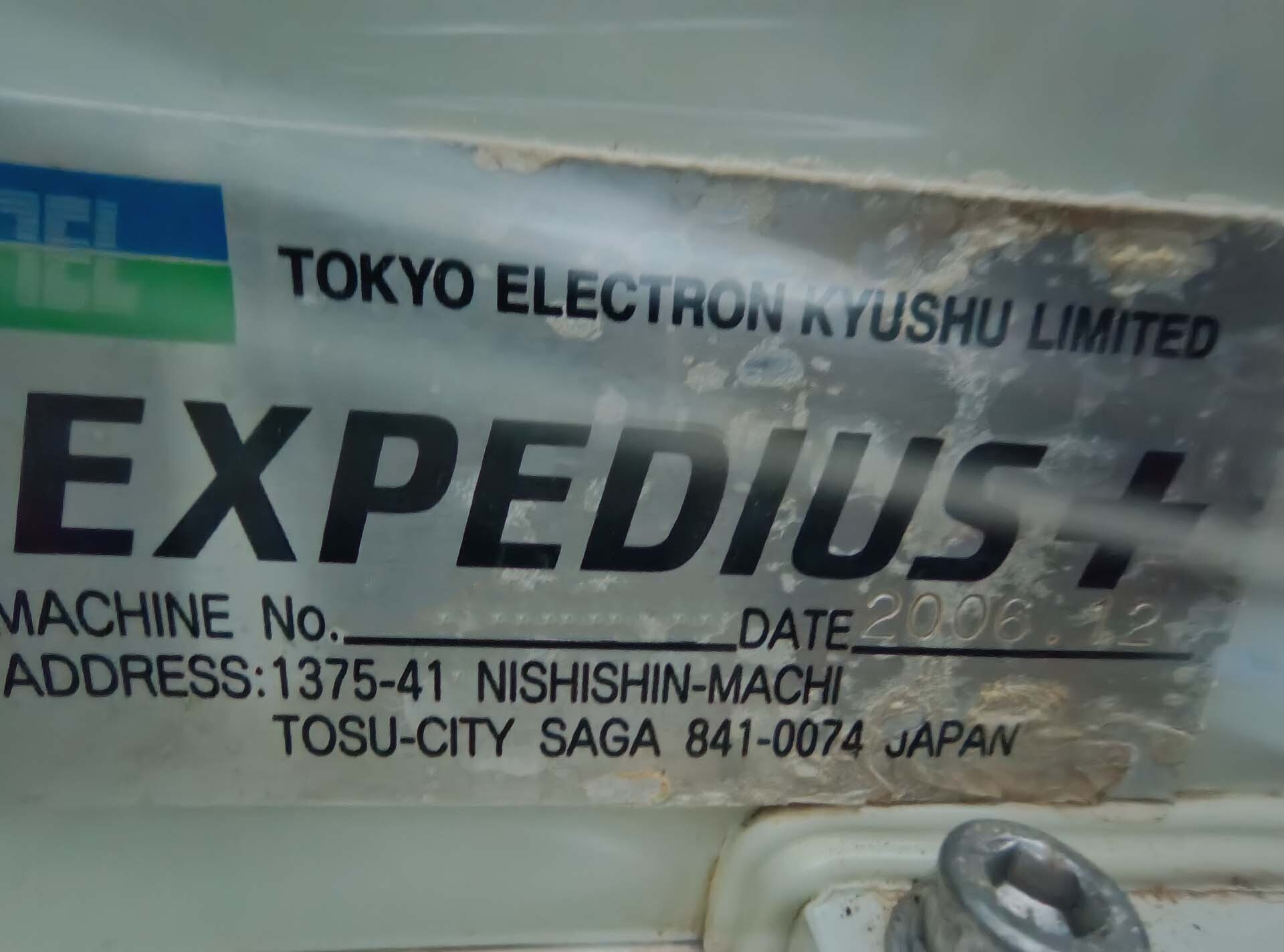 Foto Verwendet TEL / TOKYO ELECTRON Expedius+ Zum Verkauf