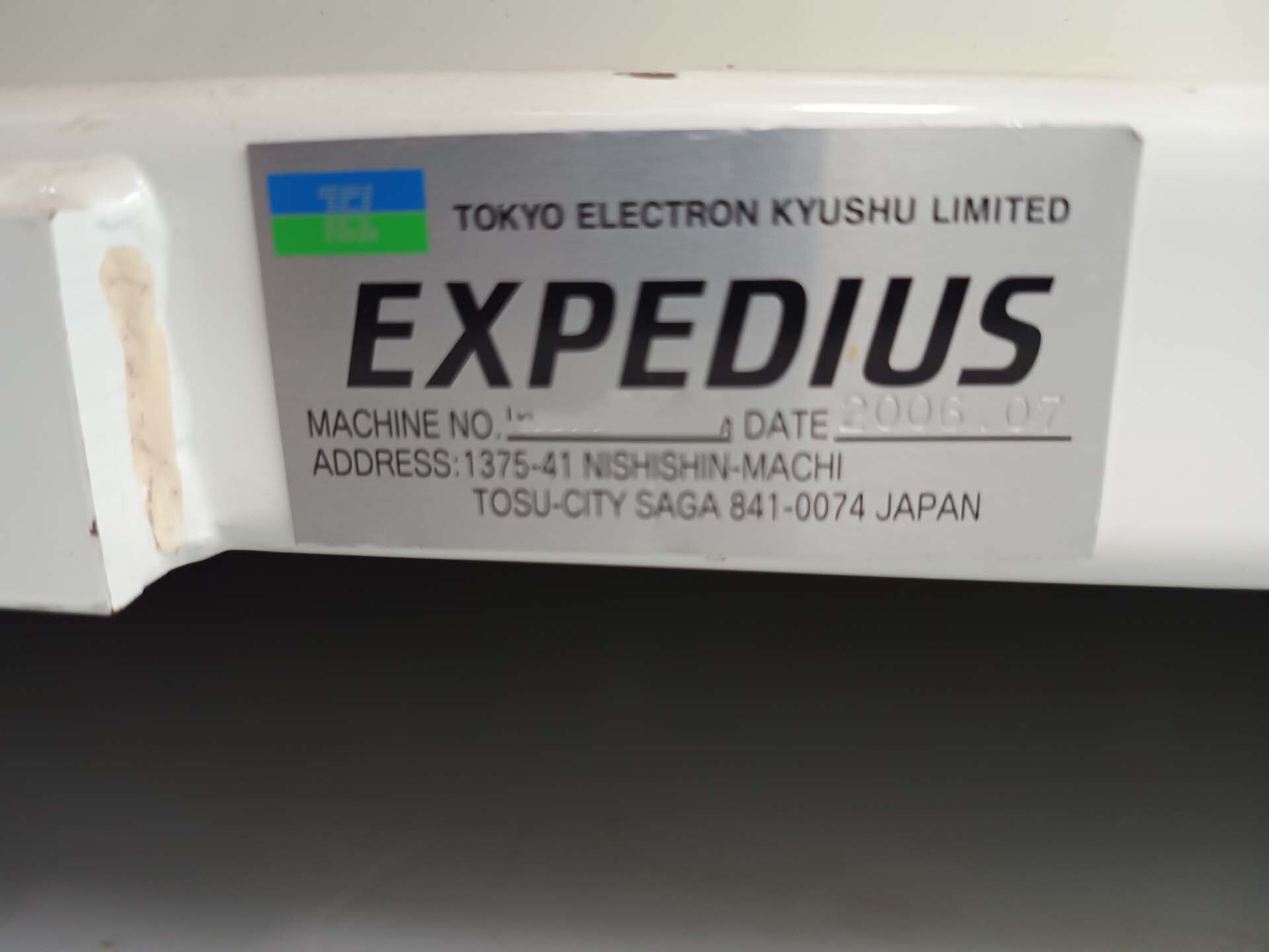 图为 已使用的 TEL / TOKYO ELECTRON Expedius 待售
