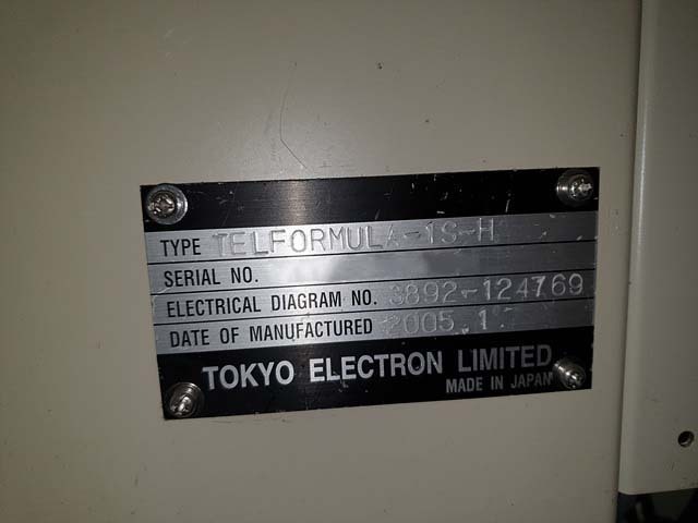 Photo Used TEL / TOKYO ELECTRON Formula-1S-H For Sale