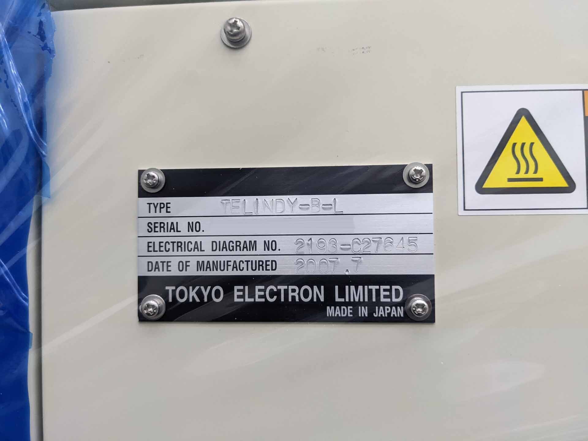 Photo Used TEL / TOKYO ELECTRON Indy-B-L For Sale