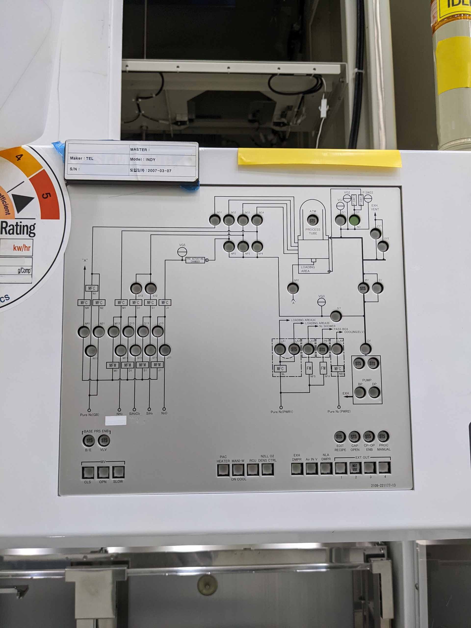 圖為 已使用的 TEL / TOKYO ELECTRON INDY PLUS B M 待售