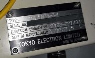 Photo Utilisé TEL / TOKYO ELECTRON Indy-B-L À vendre