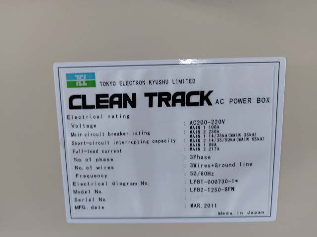图为 已使用的 TEL / TOKYO ELECTRON Lithius 待售