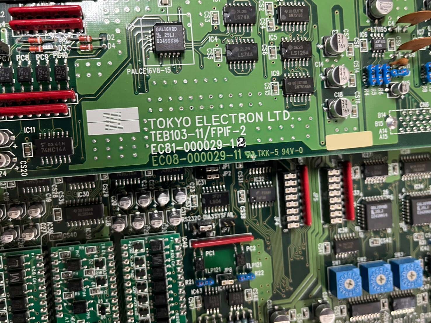 사진 사용됨 TEL / TOKYO ELECTRON Lot of boards for Alpha 303i 판매용