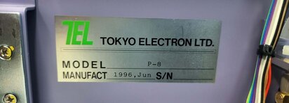 TEL / TOKYO ELECTRON P-8 #293710509