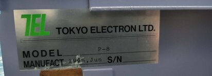 TEL / TOKYO ELECTRON P-8 #293703109