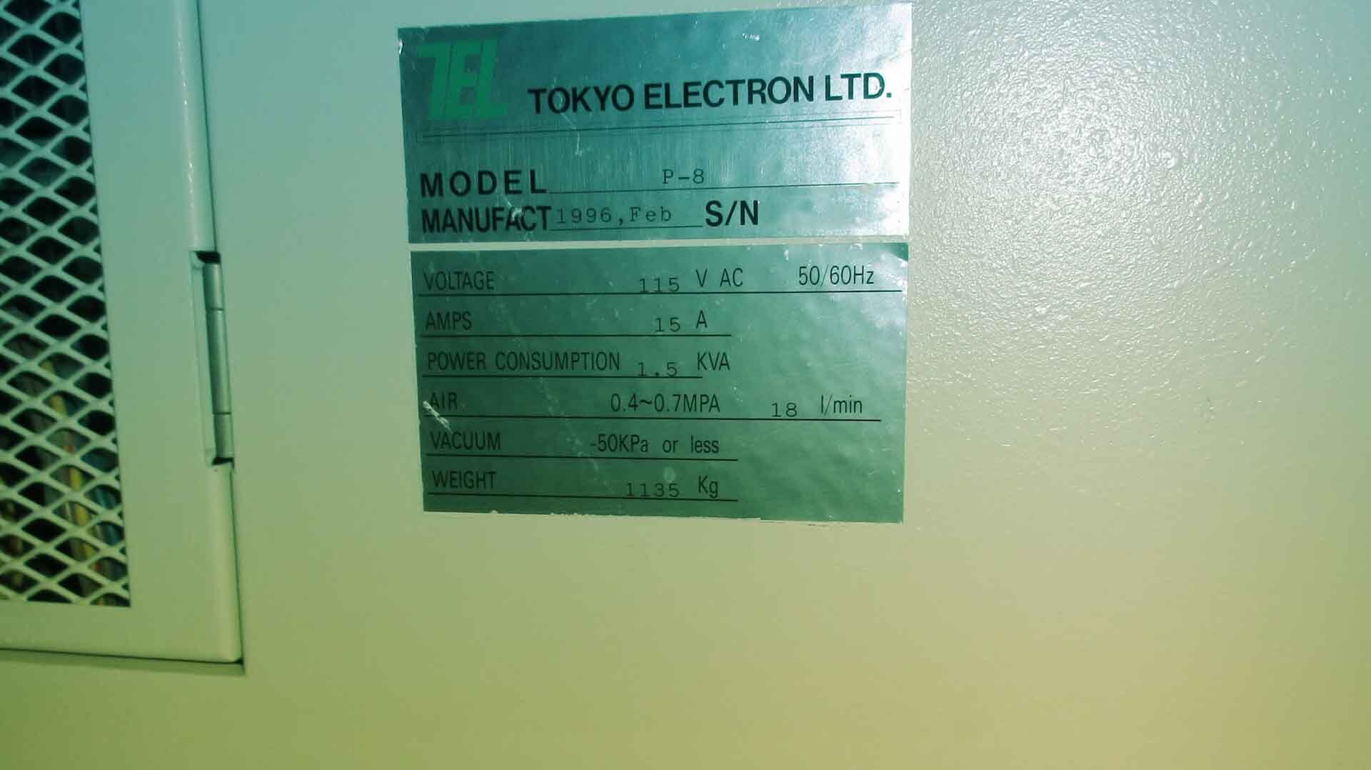 Photo Used TEL / TOKYO ELECTRON P-8 For Sale