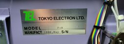 Photo Used TEL / TOKYO ELECTRON P-8 For Sale