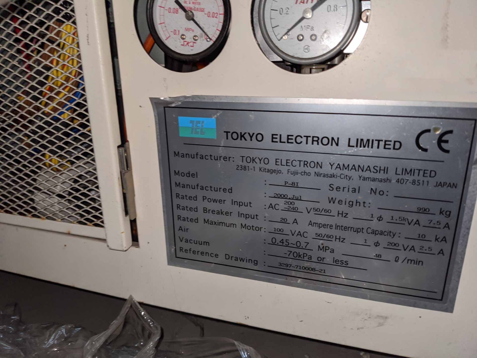 Photo Used TEL / TOKYO ELECTRON P-8i For Sale
