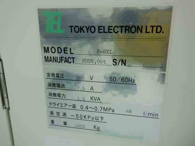 사진 사용됨 TEL / TOKYO ELECTRON P-8XL 판매용