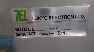 Photo Used TEL / TOKYO ELECTRON P-8XL For Sale
